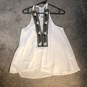 Sexy sheer beaded top